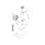 QGS10 & QGS20S Element & Oil Circuit - 0211132803 Screw is highlighted