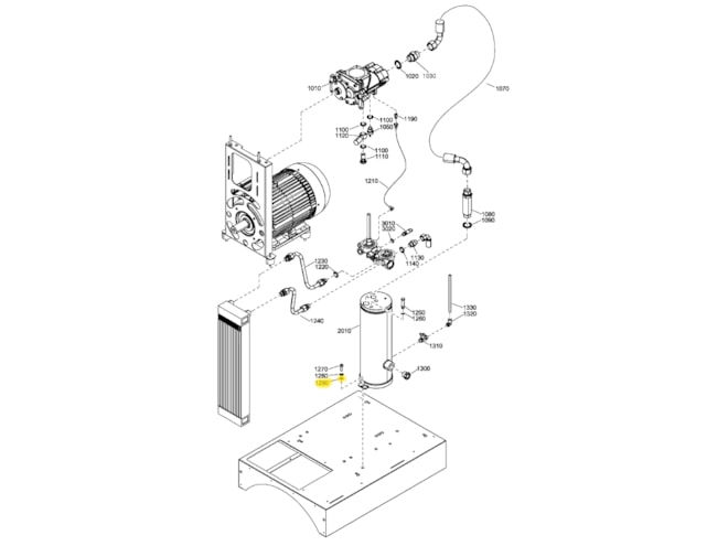 Quincy Compressor 0301233500 Plain Washer