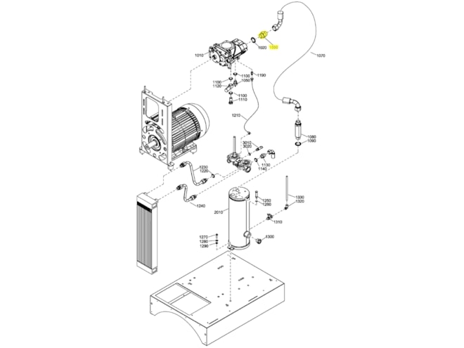 Quincy Compressor 0571003577 Nipple Pipe Fitting