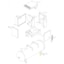 QGS10 & QGS20S External Bodywork Pack, Tank Mounted - 0266211200 Hexagon Nut is highlighted