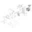 QGS10 & QGS20S Internal Bodywork - 0211132803 Screw is highlighted