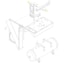 QGS3, QGS5, QGS7.5, QGS10 Internal Bodywork - 0266211000 Nut is highlighted