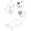 QGS5 & QGS7.5 Drive Train - 0300801900 Plain Washer is highlighted