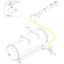QGS5 & QGS7.5 Tank Timer Drain - 0070725007 Hose is highlighted